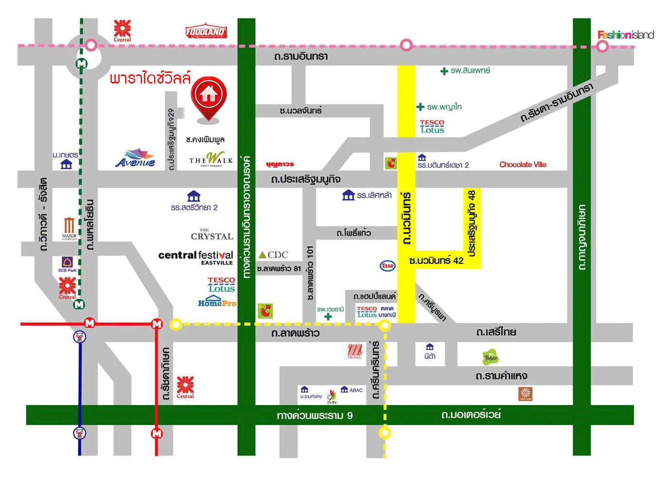 บ้านมือสองตกแต่งใหม่ ทาวน์เฮ้าส์ 3 ชั้น ม.พาราไดซ์วิลล์ ลาดพร้าว หลังใหญ่ เนื้อที่ 29.6 ตร.ว. ฟังก์ชัน 3 ห้องนอน 2 ห้องน้ำ 1 ห้องอเนกประสงค์ 1 ที่จอดรถ พร้อม Living Room กว้างขวาง ทำเลใจกลางเมือง เชื่อมต่อทั้ง ถ.ประเสริฐมนูญกิจ, ถ.ลาดพร้าว, ถ.รามอินทรา ใกล้ทางด่วนรามอินทรา และรถไฟฟ้าสายสีน้ำตาล (สายอนาคต) "สถานีโรงเรียนสตรีวิทยา2"...